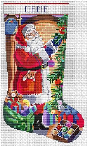 Design Works™ Christmas Tree Snowman Counted Cross Stitch Stocking Kit