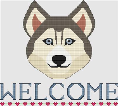 Siberian Husky Dog Welcome Mat – iCustomLabel